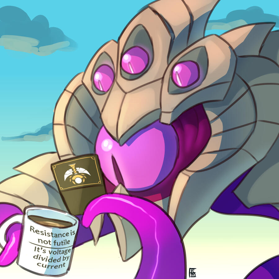 Promotional Image with Vel&#39;Koz. https://x.com/riftgala/status/1444325344140484608?s=20