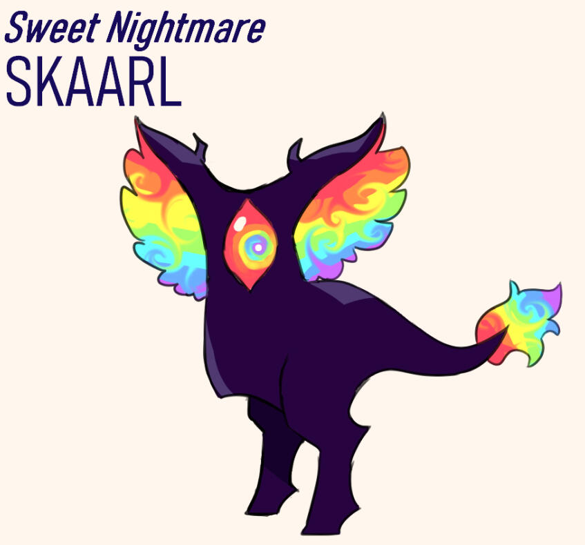 Finished concept for Kled&#39;s other half, Skaarl.