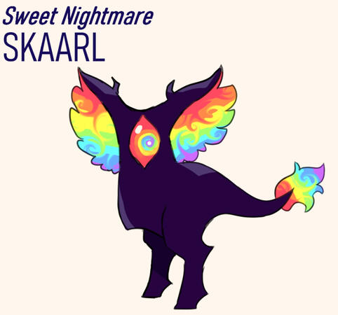 Finished concept for Kled's other half, Skaarl.